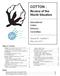 COTTON : Review of the World Situation. International Cotton Advisory Committee. Volume 65 - Number 5 May-June 2012. Table of Contents.