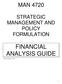 MAN 4720 STRATEGIC MANAGEMENT AND POLICY FORMULATION FINANCIAL ANALYSIS GUIDE