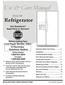 Use & Care Manual. Refrigerator. Side by Side. Solutions Hotline. Got Questions? Need Parts or Service?