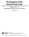 Washington State Retail Food Code