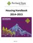 Housing Handbook 2014 2015