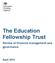 The Education Fellowship Trust. Review of financial management and governance