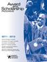 Award. Scholarship. and 2011-2012 PROGRAMS