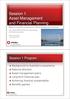 Session 1 Asset Management and Financial Planning