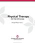 Physical Therapy after Hip Arthroscopy Therapy Phases 1 and 2