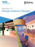 Bachelor of Design (Interior Design)