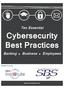 Cybersecurity Best Practices
