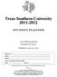 Texas Southern University 2011-2012