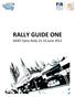 RALLY GUIDE ONE. GEKO Ypres Rally 21-23 June 2012