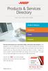 Products & Services Directory