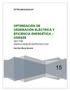 OPTIMIZACIÓN DE GENERACIÓN ELÉCTRICA Y EFICIENCIA ENERGÉTICA OGE&EE