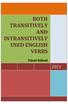 BOTH TRANSITIVELY AND INTRANSITIVELY USED ENGLISH VERBS. Yüksel Göknel