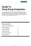 Guide To Hong Kong Companies