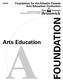 FOUNDATION. Arts AEducation. Foundation for the Atlantic Canada Arts Education Curriculum