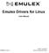 Emulex Drivers for Linux