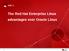 The Red Hat Enterprise Linux advantages over Oracle Linux