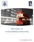 BMC Training UK. Finance, Budgeting and Accounting