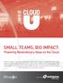 Small Teams, Big Impact: Powering Revolutionary Ideas on the Cloud
