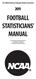 2011 FOOTBALL STATISTICIANS MANUAL
