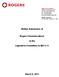 Written Submission of. Rogers Communications. to the. Legislative Committee on Bill C-11