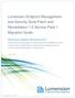 Lumension Endpoint Management and Security Suite Patch and Remediation 7.0 Service Pack 1 Migration Guide
