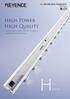 HSeries. High Power High Quality. Ultra-High Speed, Sensing Ionizer SJ-H Series
