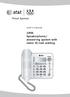 User s manual. 1856 Speakerphone/ answering system with caller ID/call waiting
