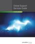 Global Support Services Guide TECHNICAL SERVICES