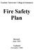 Tyndale University College & Seminary. Fire Safety Plan. Revised June 2005