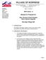 RFP # 2013-5. Request for Proposal for: Door Access Control System Alarm System Upgrade. Norridge Village Hall. Date: 11/15/2013 A.