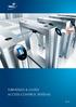 TURNSTILES & GATES ACCESS CONTROL SYSTEMS