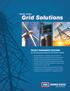 Grid Solutions. PROJECT MANAGEMENT SOLUTIONS for infrastructure projects from Border States. Border States