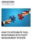 HOW TO INTEGRATE FUEL MONITORING INTO FLEET MANAGEMENT SYSTEM