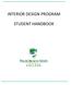 INTERIOR DESIGN PROGRAM STUDENT HANDBOOK