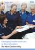 Changing health and care in West Cheshire The West Cheshire Way