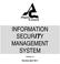 INFORMATION SECURITY MANAGEMENT SYSTEM. Version 1c