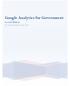 Google Analytics for Government Second Edition