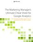 The Marketing Manager s Ultimate Cheat Sheet for Google Analytics