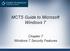 MCTS Guide to Microsoft Windows 7. Chapter 7 Windows 7 Security Features