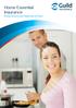 Home Essential Insurance. Product Disclosure Statement & Policy