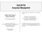 VoCATS Course Blueprint