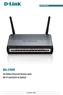 User Manual DSL-2750U. 3G/ADSL/Ethernet Router with Wi-Fi and Built-in Switch