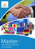 Master. International Business & Languages