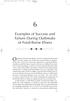 Examples of Success and Failure During Outbreaks of Food-Borne Illness