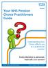 Your NHS Pension Choice Practitioners Guide