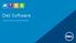Dell Software. Introduction and Overview