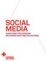 SOCIAL MEDIA GUIDELINES FOR CANADIAN RED CROSS STAFF AND VOLUNTEERS