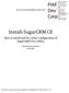PBX IN A FLASH DEVELOPMENT CORPORATION. Install-SugarCRM CE. How to install and do a basic configuration of SugarCRM CE 6.3.0RC2