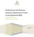 Professional and Business Services Employment Trends in the Richmond MSA