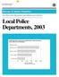 Local Police Departments, 2003